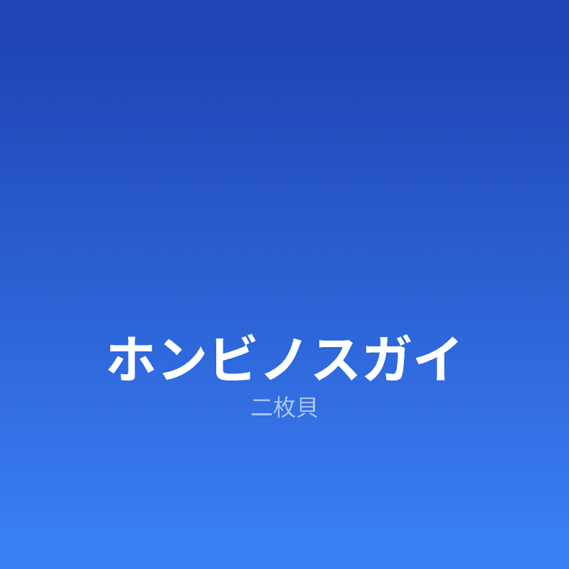 ホンビノスガイ